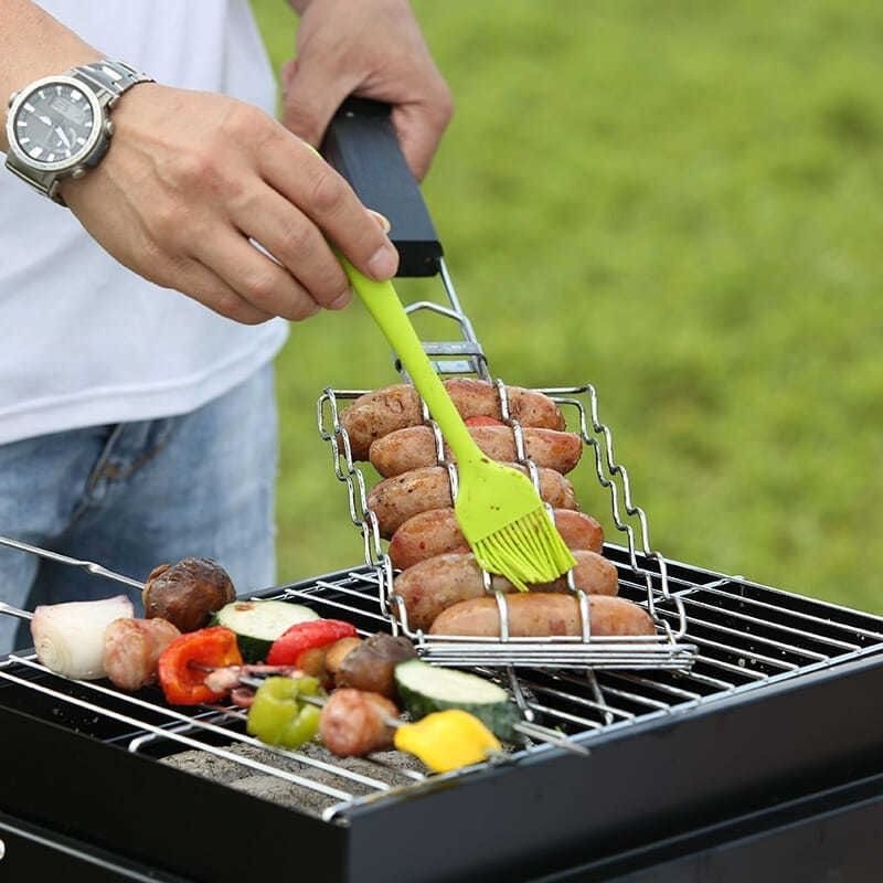 Portable Camping BBQ Grill Com - Camping Cooking Tools recension och pris