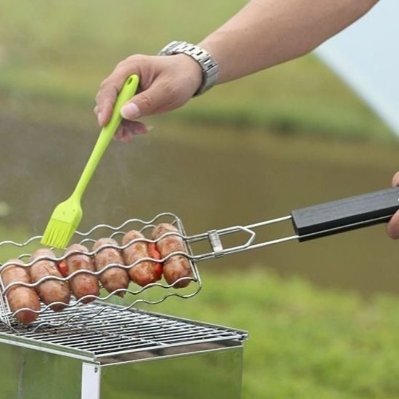 Portable Camping BBQ Grill Com - Camping Cooking Tools recension och pris