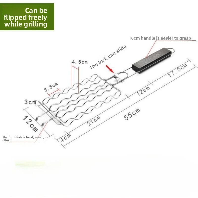 Portable Camping BBQ Grill Com - Camping Cooking Tools recension och pris