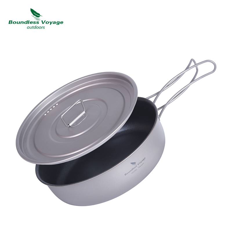 Boundless Voyage Titanium Non- - Camping Cooking Set Non Stick recension och pris