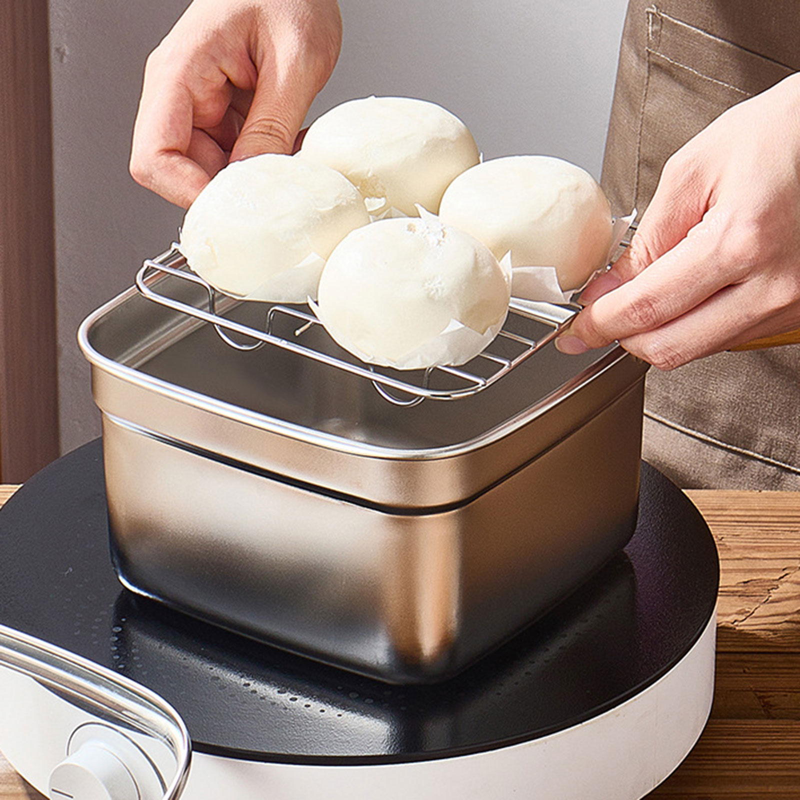 Mini Deep Fryer Pot for Campin - Camping Cooking Vegetables recension och pris