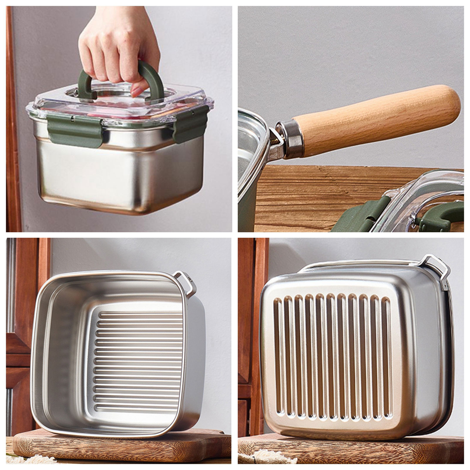 Mini Deep Fryer Pot for Campin - Camping Cooking Vegetables recension och pris