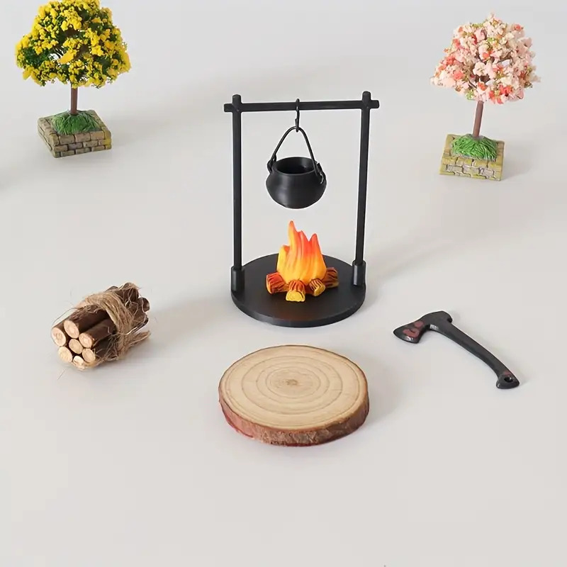 Mini Campfire Hanging Stove Po - Campfire Cooking recension och pris