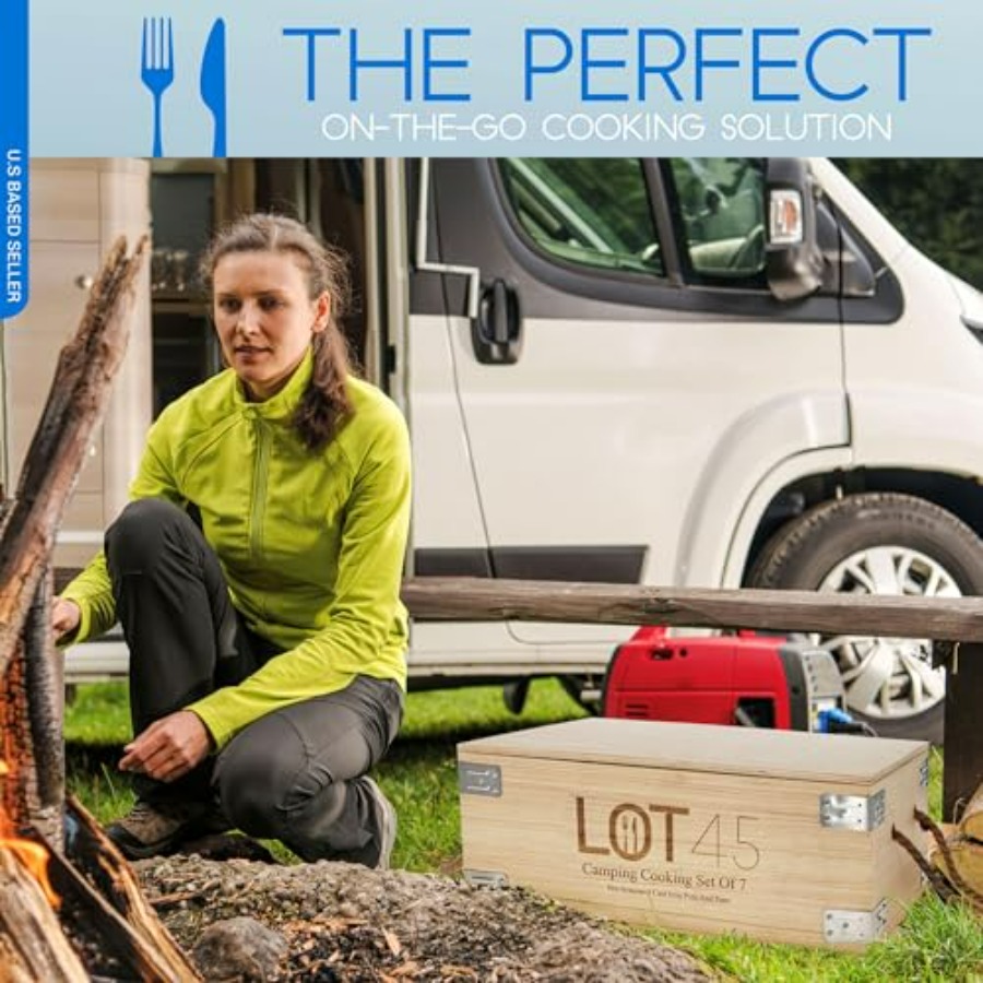 Pre-Seasoned Dutch Oven Campin - Camping Cooking Frying Pan recension och pris