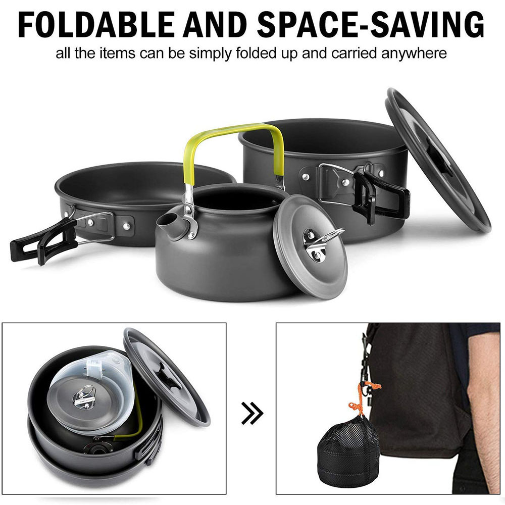 Outdoor camping cookware set m - Campfire Cooking recension och pris