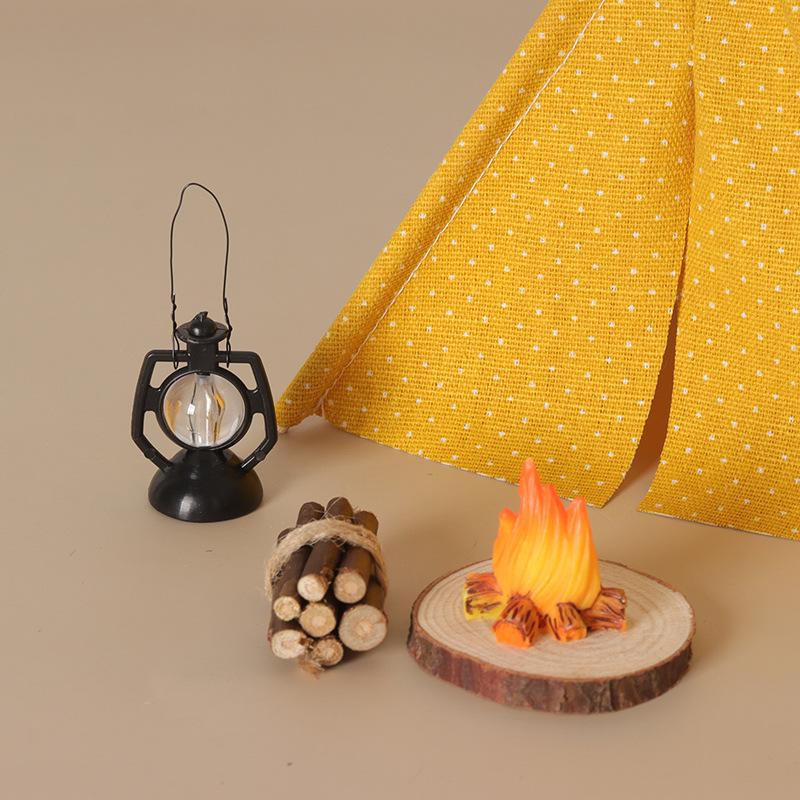 **1 Set 1/12 Doll House Outdoo - Camping Cooking Roll recension och pris