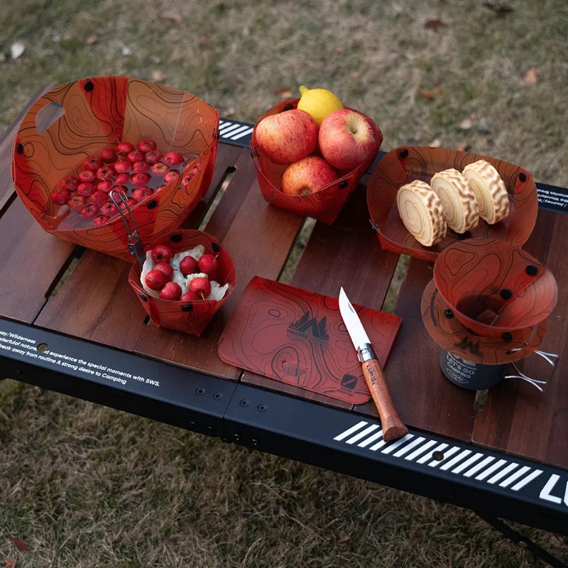 Foldable Camping Tableware Por - Camping Cooking Roll recension och pris