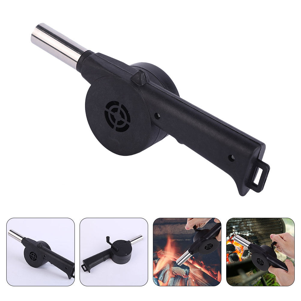 Manual Blower Black Hand Crank - Campfire Cooking recension och pris