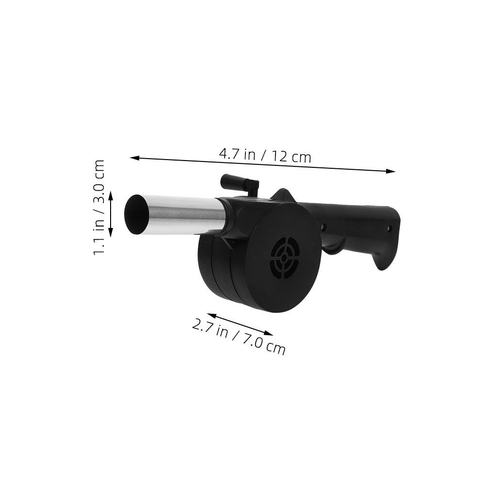 Manual Blower Black Hand Crank - Campfire Cooking recension och pris