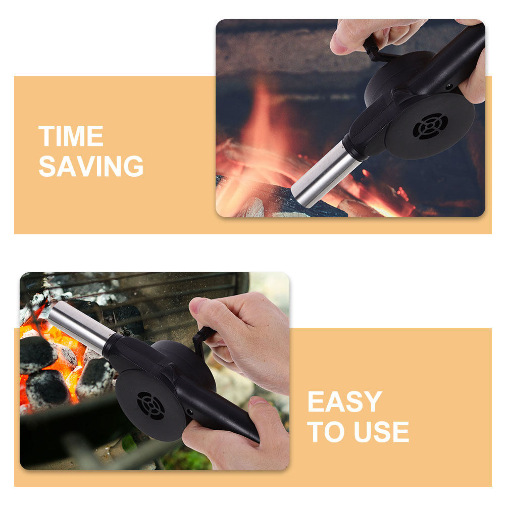Manual Blower Black Hand Crank - Campfire Cooking recension och pris